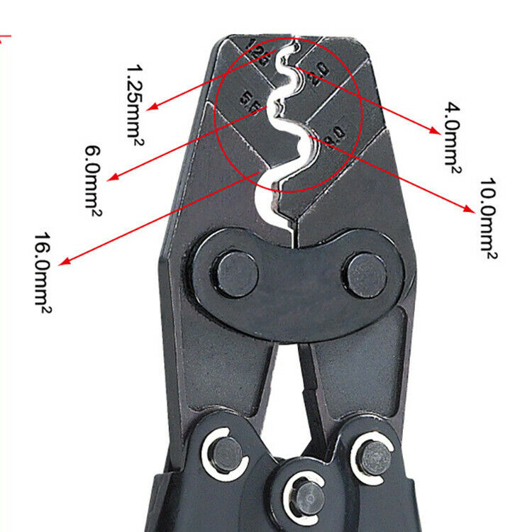 Hs-16 Bare Terminal Ratchet Crimping Pliers Multifunctional Manual Crimping Tool