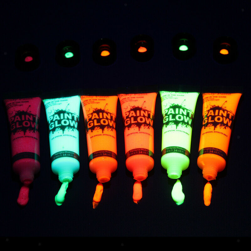 5 lot Face Paint Body 5Colors Glow Painting Wax Fancy Dress Accessories