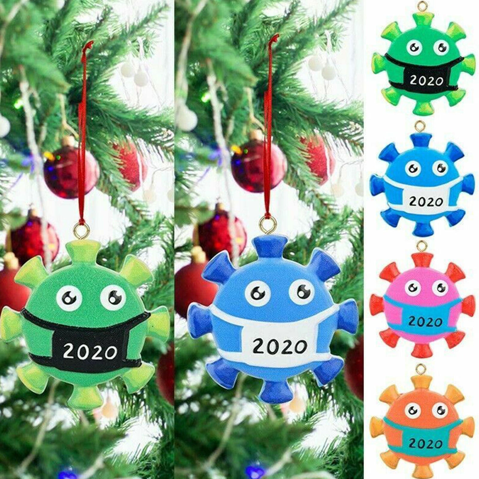 Christmas Tree Ornament 2020Covid Quarantine Family Xmas Lockdown Decoration