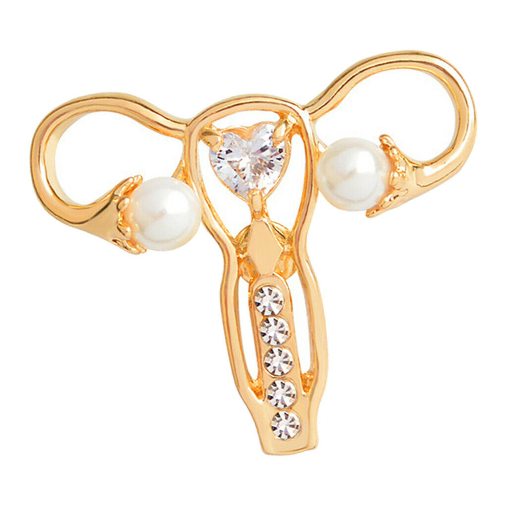 Personality Body Organ Uterus Brooch Badge Lapin Pin Doctor Nurse Gifts