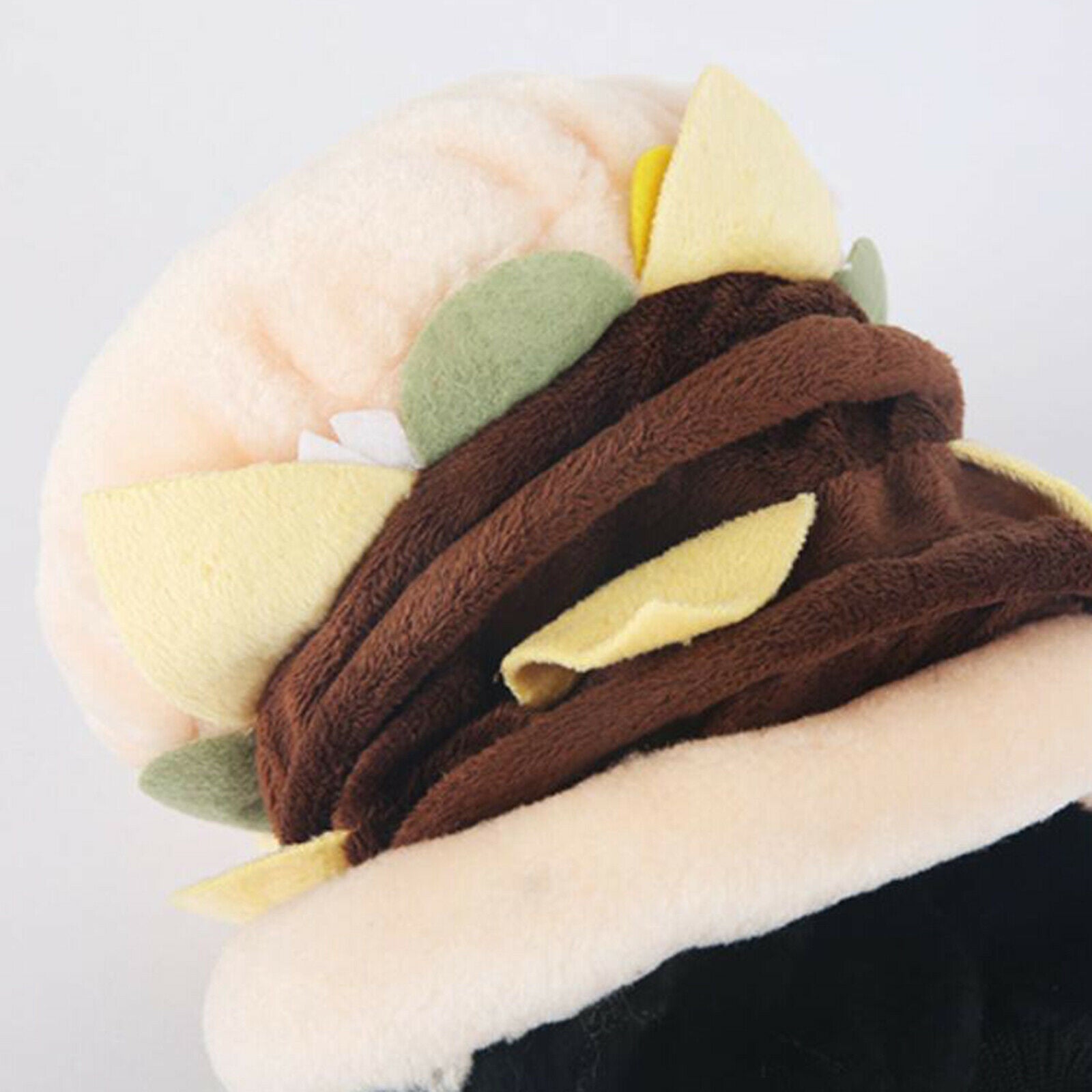 Golf Club Head Cover Plush Hamburger Shaped Protective Driver Headcovers