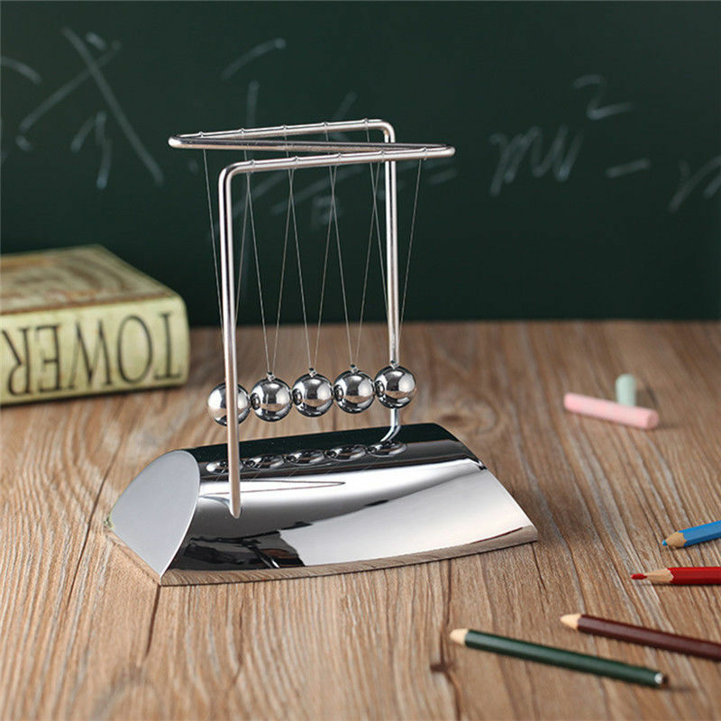 New Newtons Cradle Endless Entertainment Steel Balance Balls Physics Pendulum