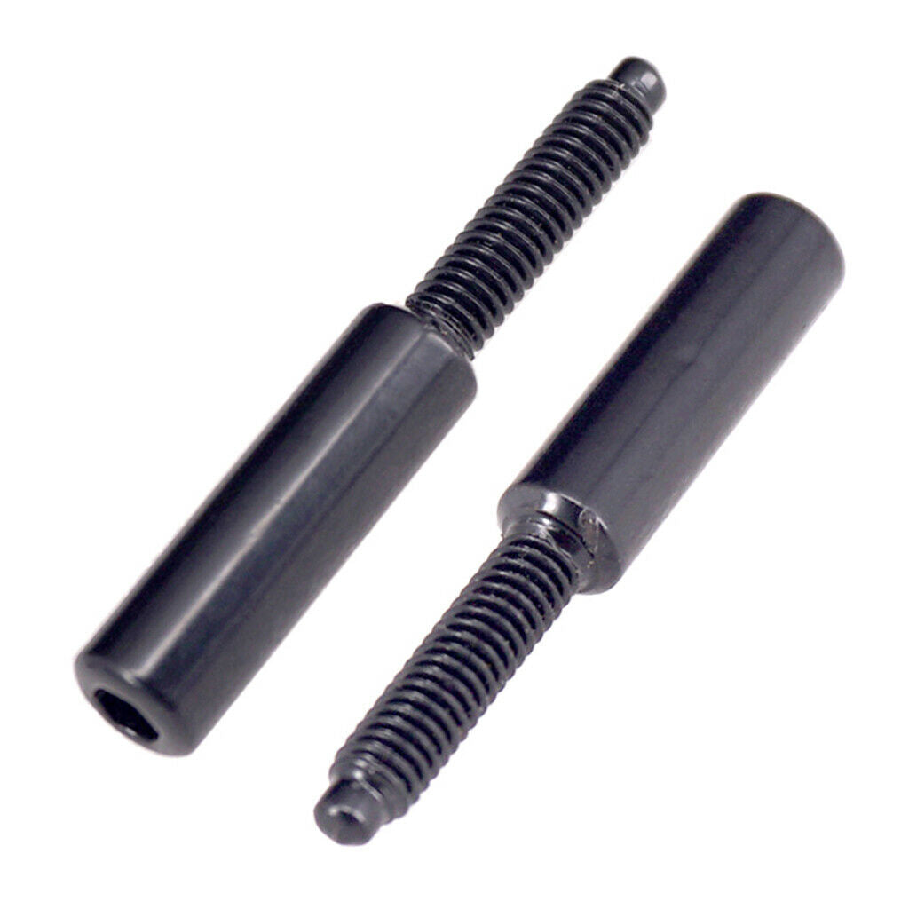 Set/6pcs Black Electric Guitar Parts Locked String Saddle Hexagon Screws DIY