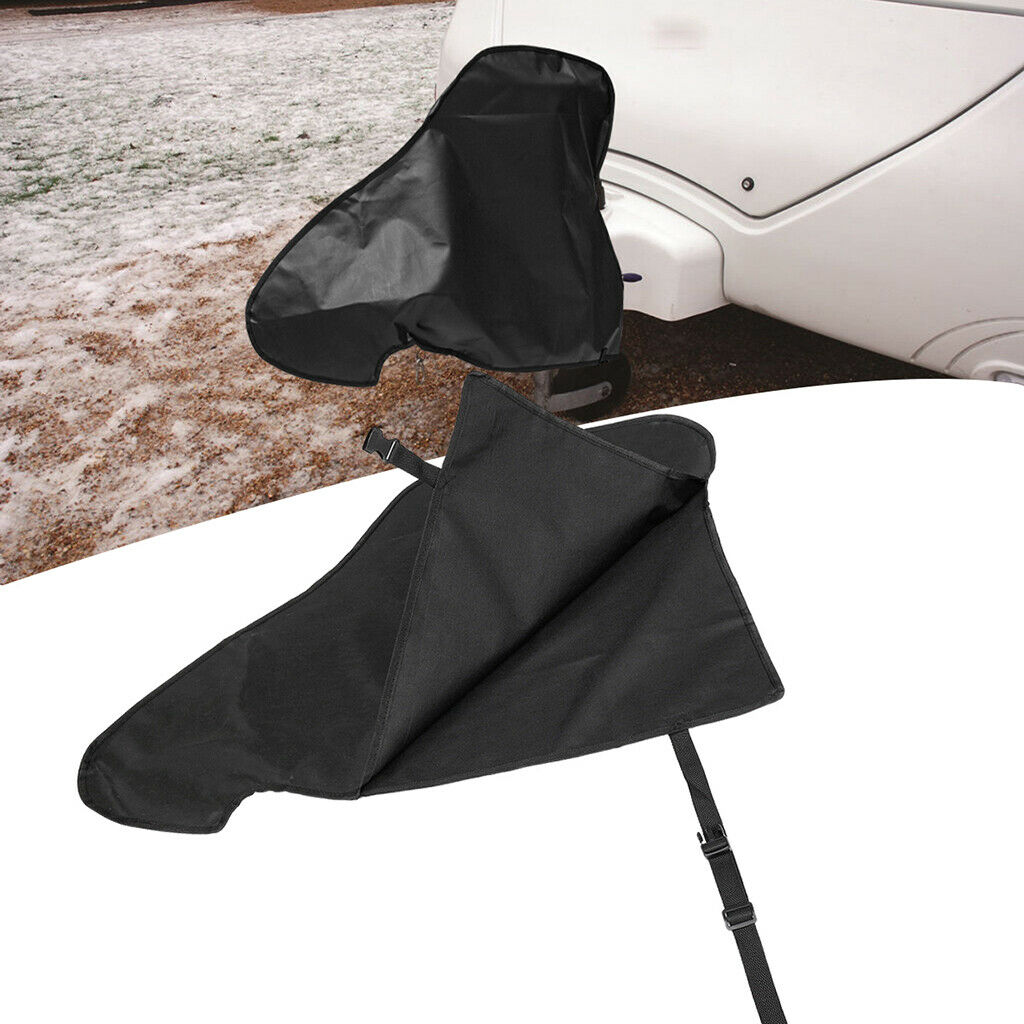 Caravan Towing Hitch Cover UV-Blockage PVC RV Covers Rain Dust 40x87x62cm