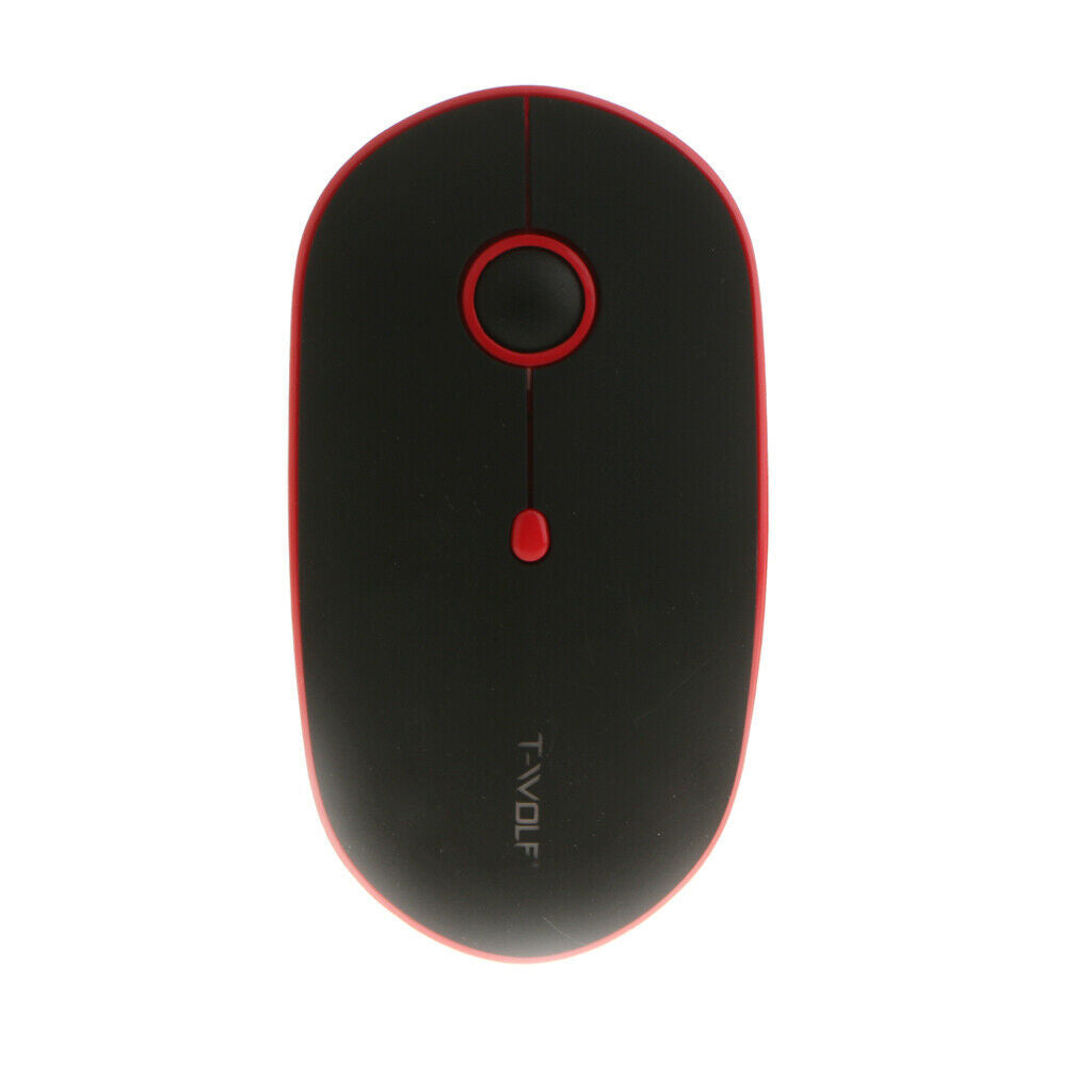 Rechargeable Gaming Wireless USB Mouse 1600DPI 3Buttons Colorful LED for PC