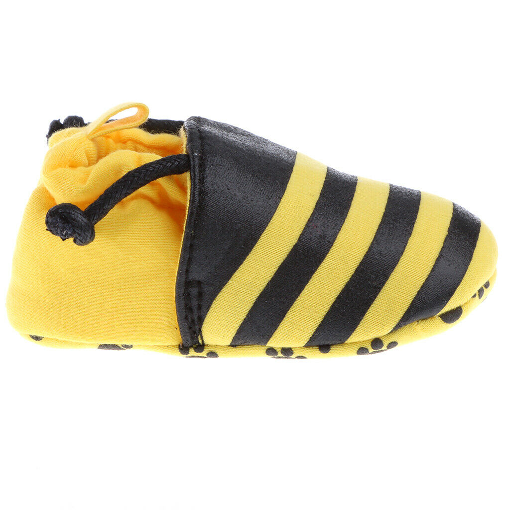 Baby Infant Cartoon Slippers Soft Sole Non Slip Toddler Crib 0-4 Months 1