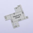 Precision Seam Measuring Gauge Metal Quilting Tailor Ruler Template Sewing RFCA