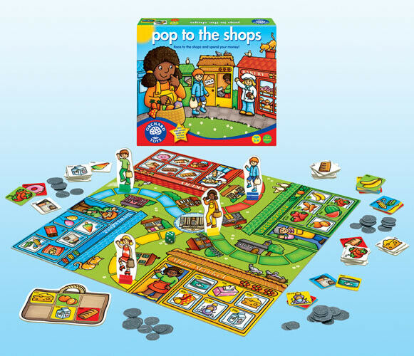 Orchard Toys 030 Pop to the Shops  Kids Childrens Fun Learning Game 5 - 9 Years