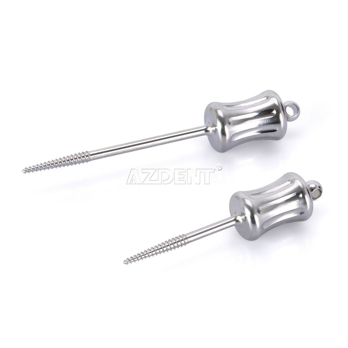 2 X Dental Long+Short Mini Manual Rotate Extraction Apical Root Fragments Drill