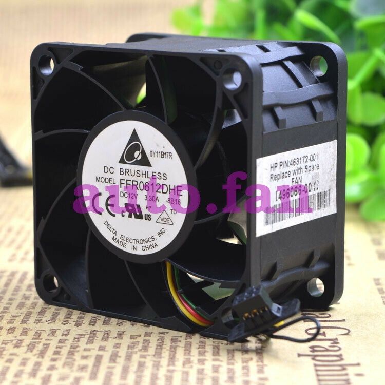 1 PCS Brand New Delta FFR0612DHE 6038 12V 3.3A 6CM Cooling Fan