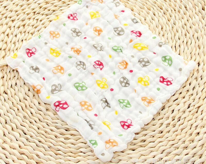 Baby Cotton Gauze Towel Towel Wash Cloth Handkerchiefs Feeding Saliva Tow.l8