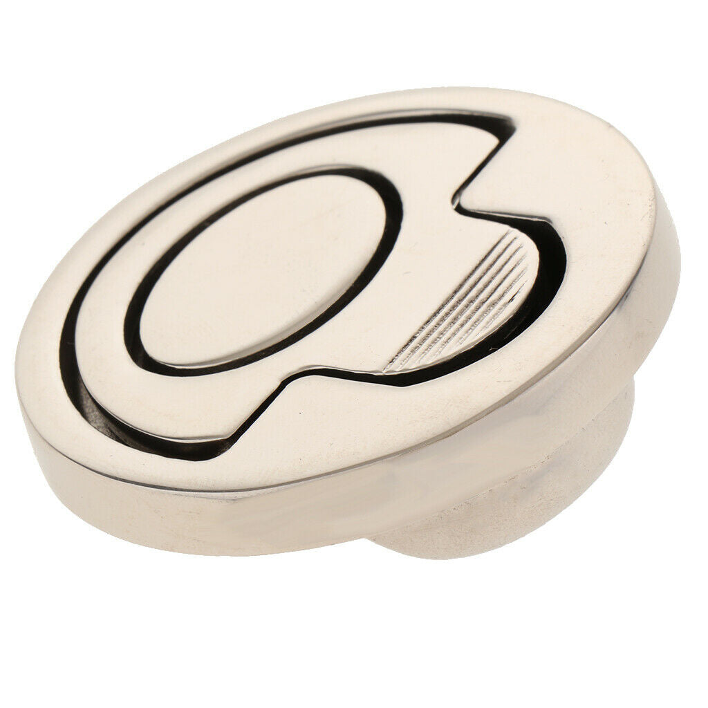 316 S.S. Round Ring Pull w/ Spring Loaded Lift Handle