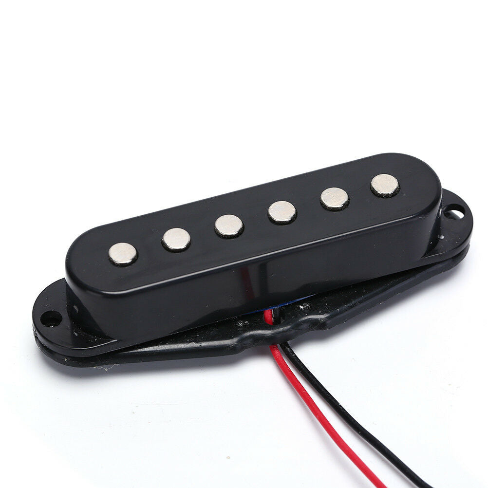 1pc Black Single Coil Sound Pickup for 6 Strings Electric Guitar Harmonious V IA