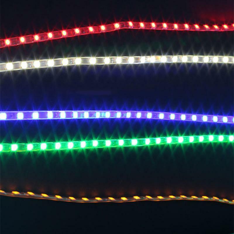 120cm Luminescent Neon LED Lights Glow Wire Auto car Strip Rope waterproof