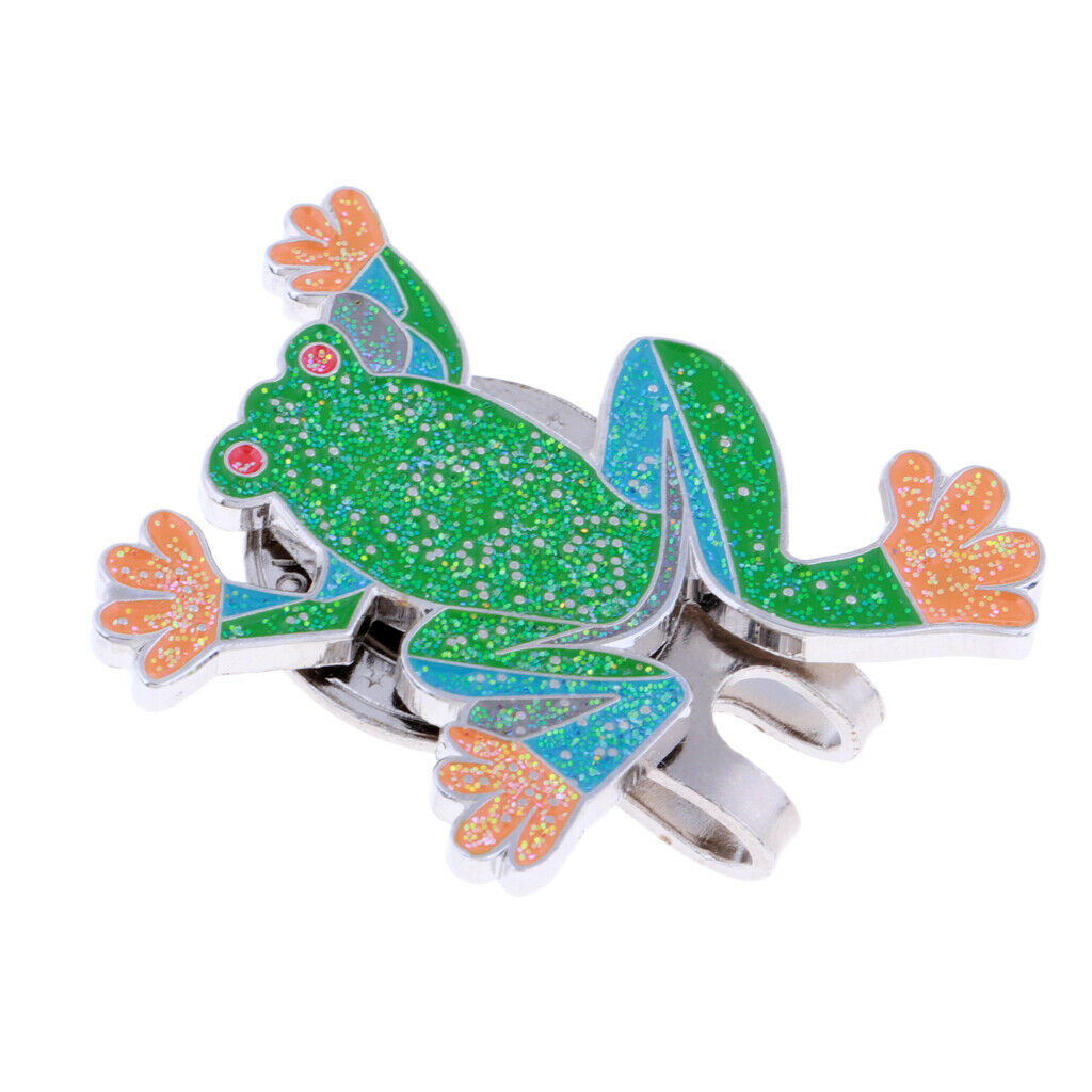 Golf   Clip   Putt Ball Marker for Golf Hat Visor Golfer Gift Frog