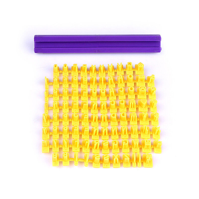 Alphabet Letter& Number Fondant Cookie Cutter Mold Cake Embosser Mould .l8