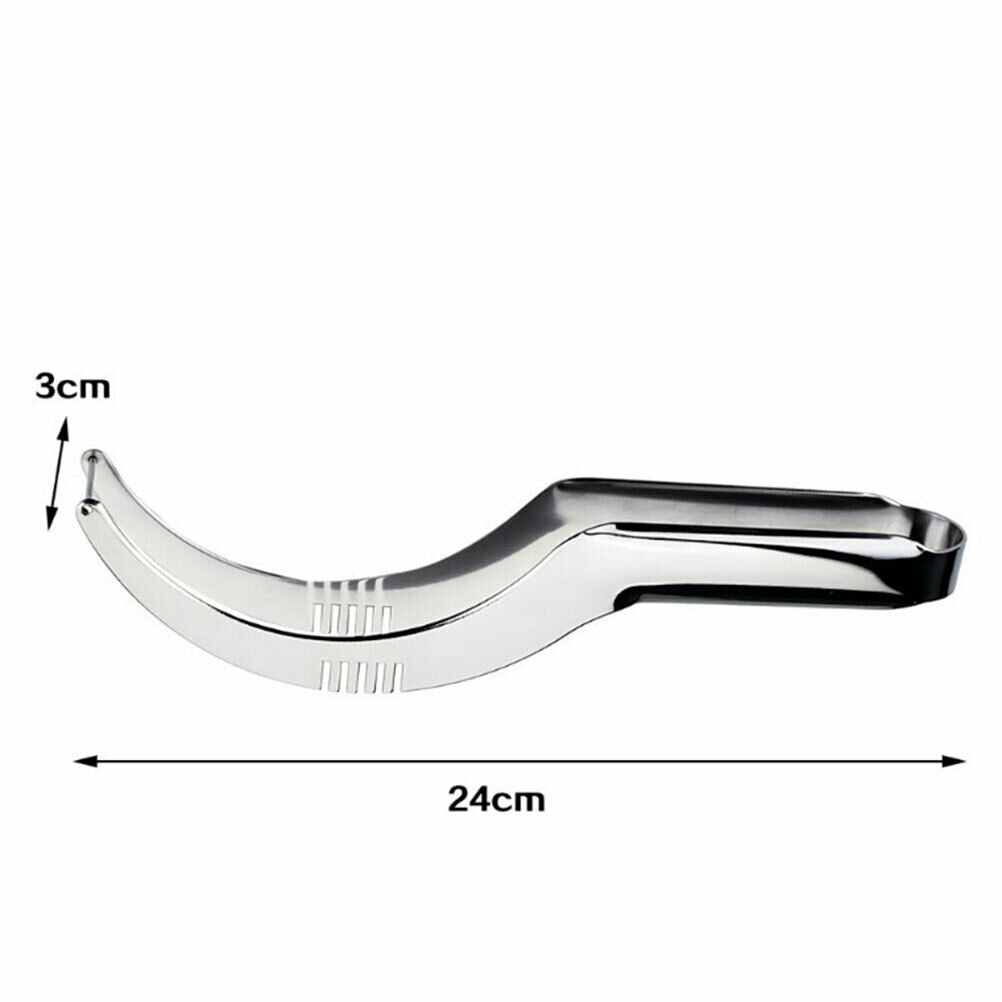 1x Watermelon Slicer Cutter Corer Server Stainless Steel Scoop Tools Frui.l8
