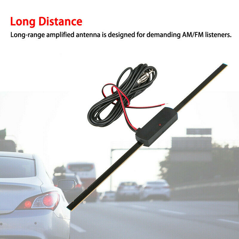 1pcs 12V Universal Antenna Booster Car AM FM Radio Antenna Signal Amplifier