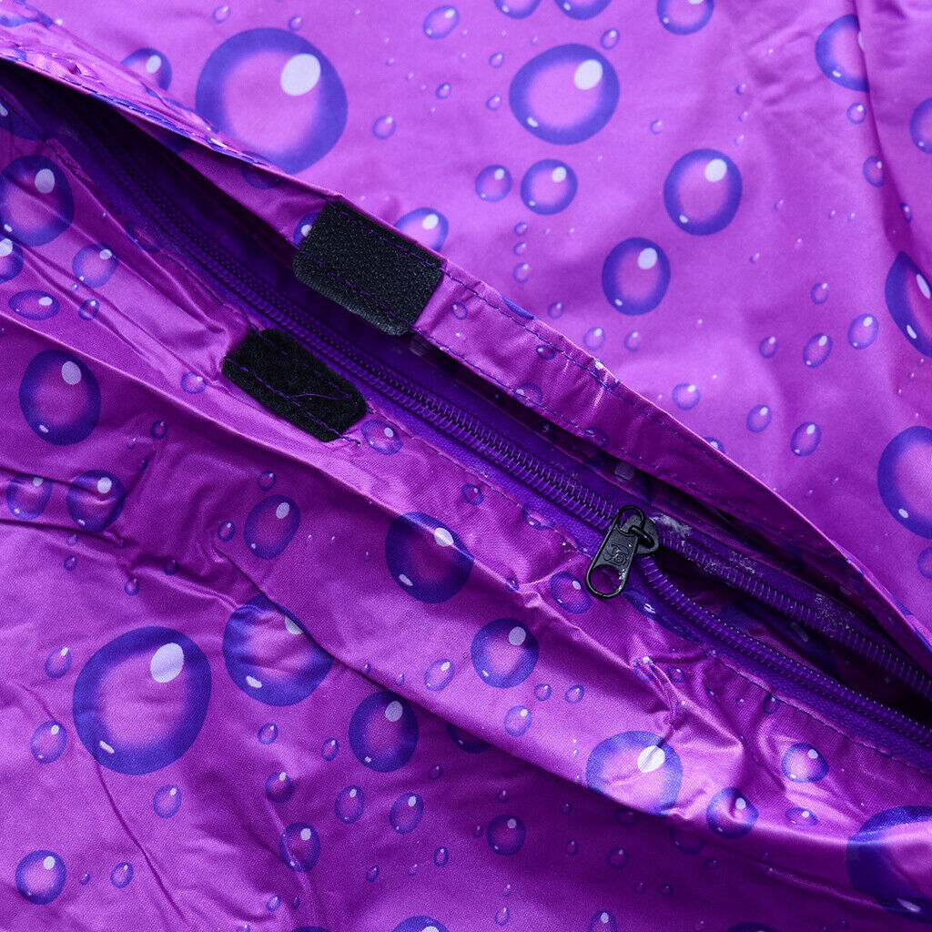 Oxford Raincoat Rider Covers Cape E-Bike Motorcycle Double Poncho Purple