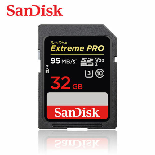 SanDisk Extreme Pro 633X 95MB/S Class 10 32GB SDHC SD UHS-I U3 Flash Memory Card
