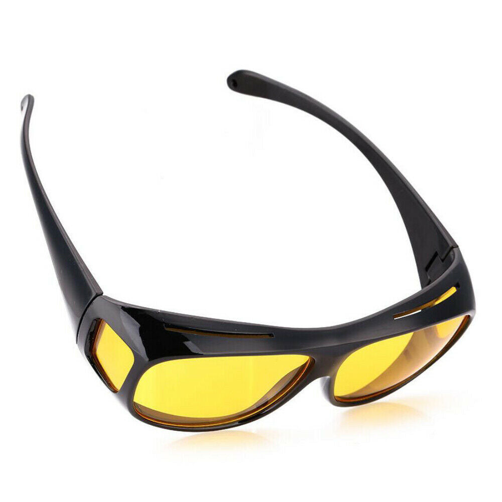 Sport Wrap Night Vision Driving Sunglasses Glasses Men Women Multifunction