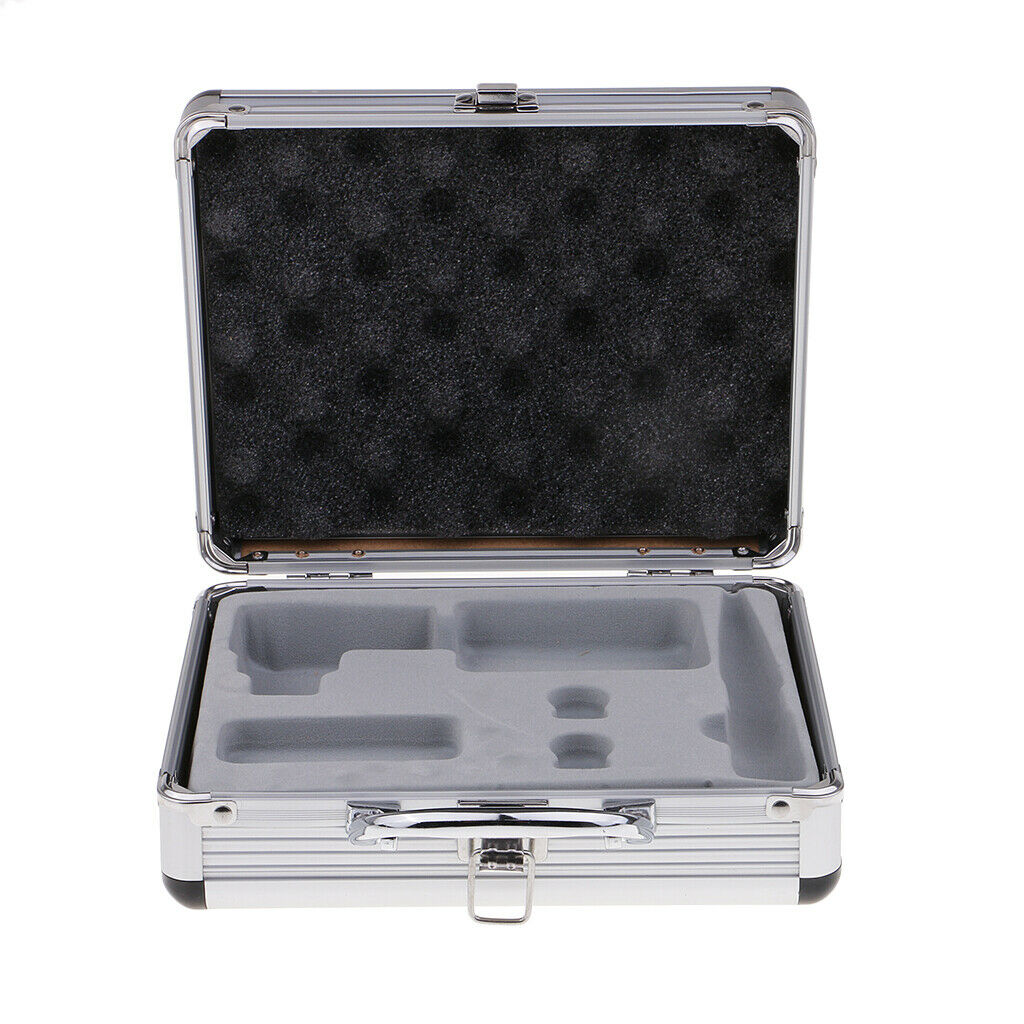 Aluminium Travel Tattoo Machine Train Case Carrying Box Organizer 22x18x8cm