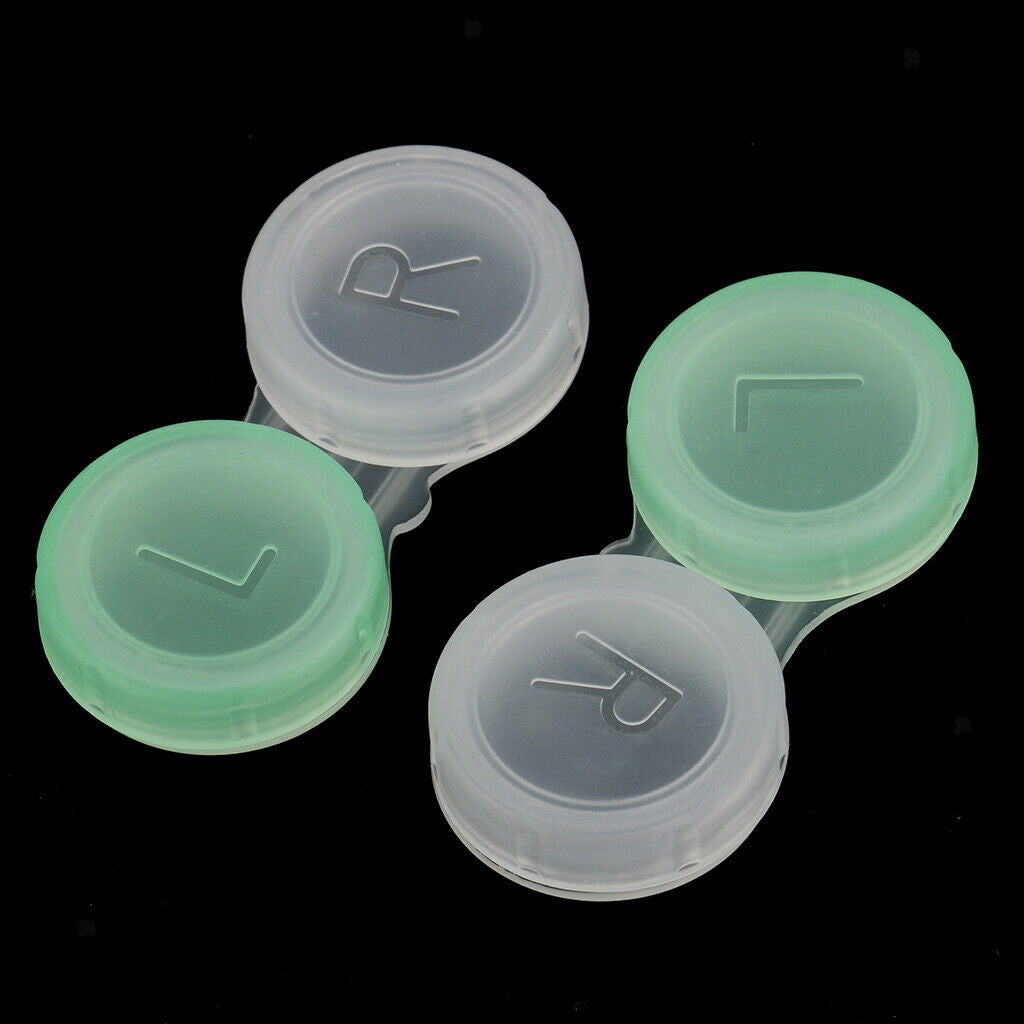 40Pieces Mini Contact Lens Box Travel Soaking Case Organizer Containers