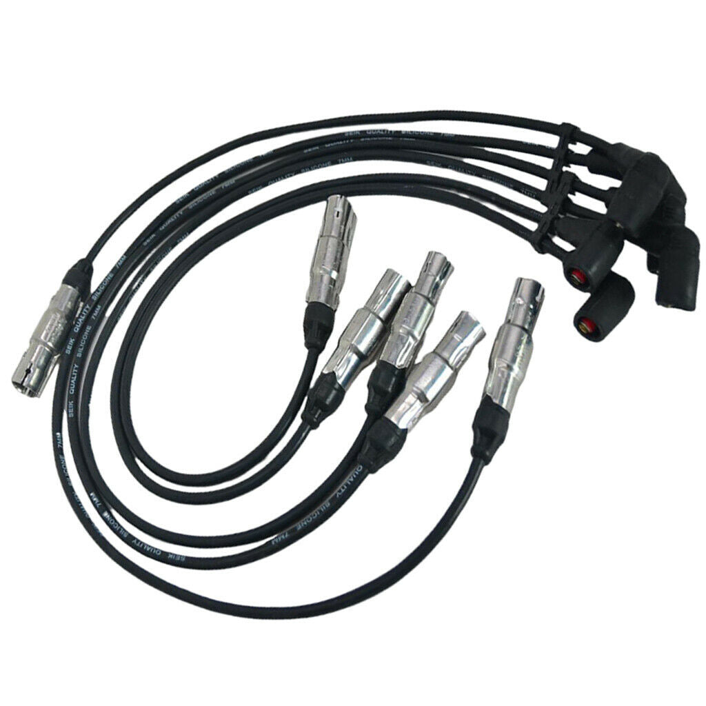 6 x 12v Spark Plug Wire Set Suitable for Volkswagen Golf 1999-2002 2.8L