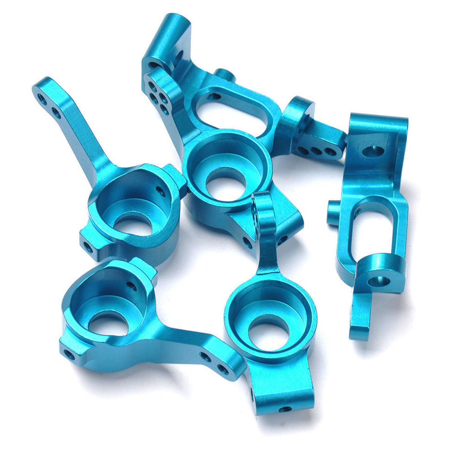 For HSP 1:10 RC Racing Car Upgrade Parts Alloy Front Rear Hub Carrier Steering