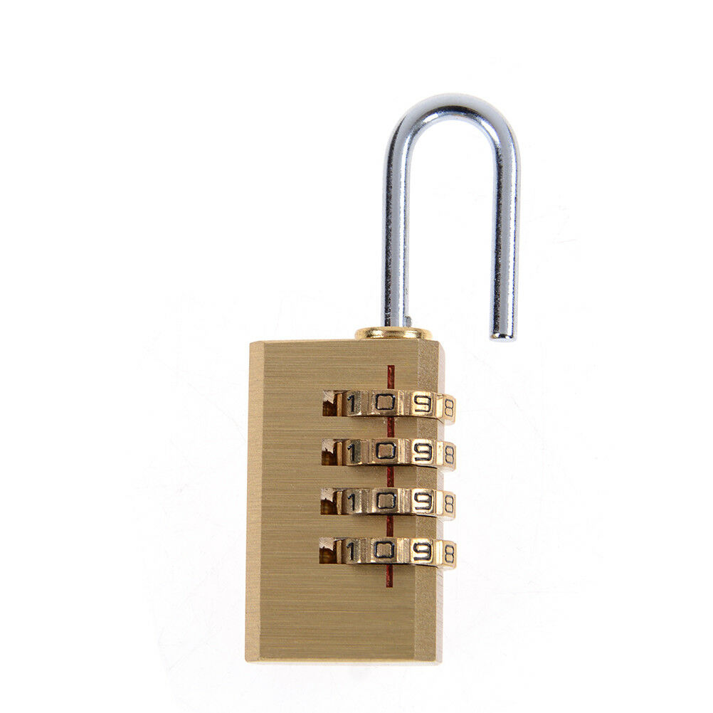 4 Digit Combination Lock Password Padlock Protable Travel bag Password Pad.l8