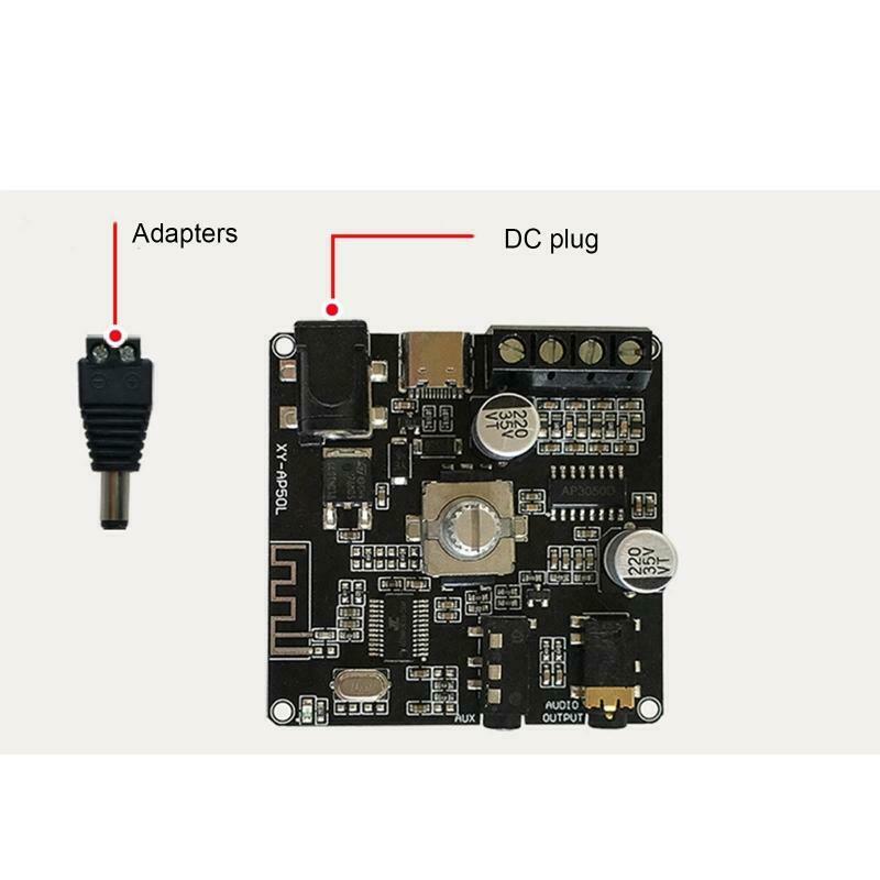 2x50W Dual Channel Stereo Bluetooth 5.0 Digital Powers Amplifier Board Module