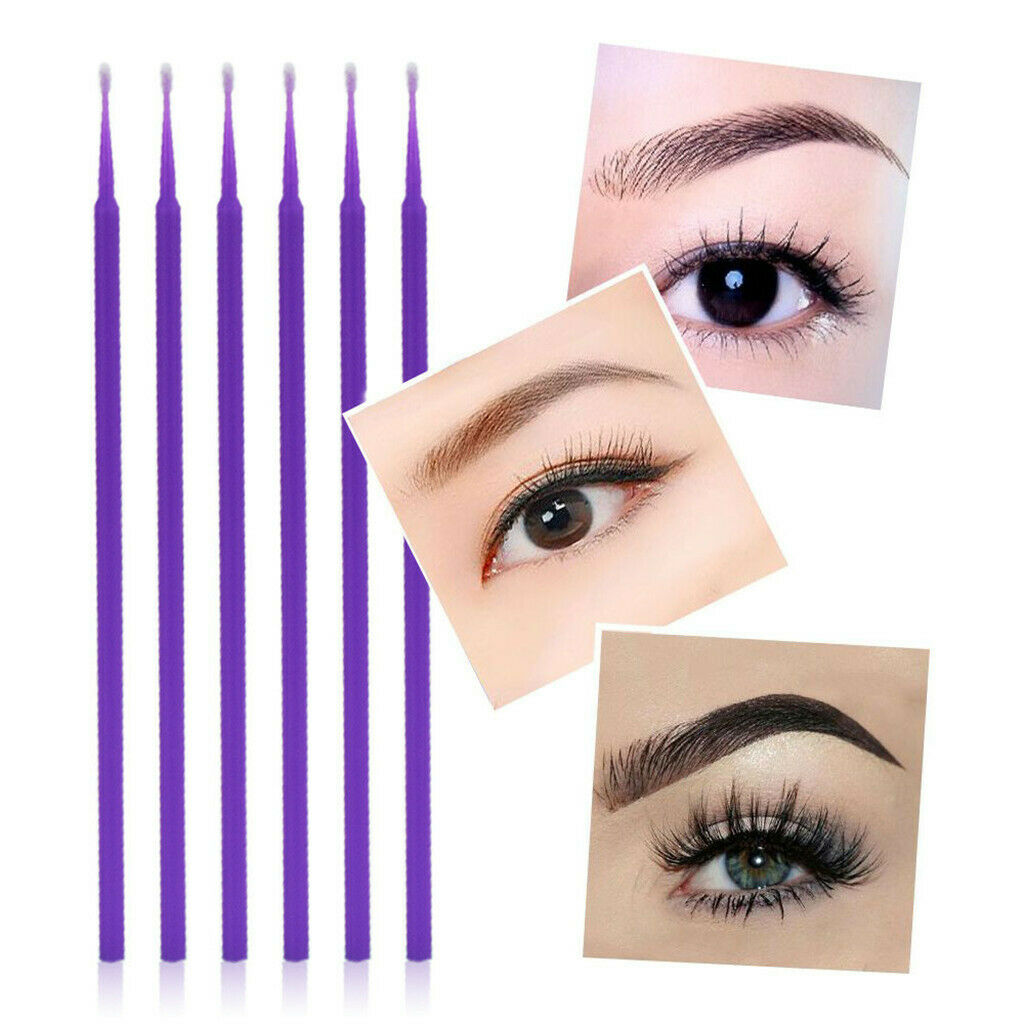 124x Eyelash Extension Tool Set Eyelashes Grafing Applicator Mixed Purple