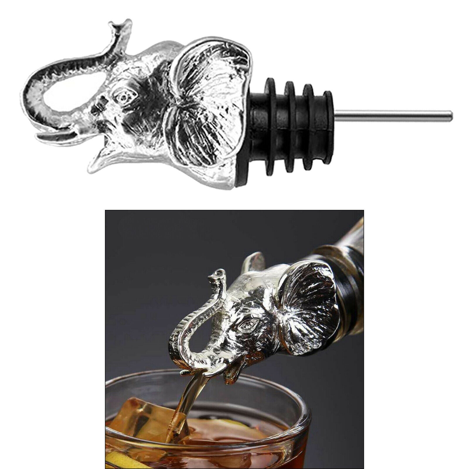 3pcs Metal Wine Bottle Champagne Pourer Stopper Wine Caps Sealers Preservers