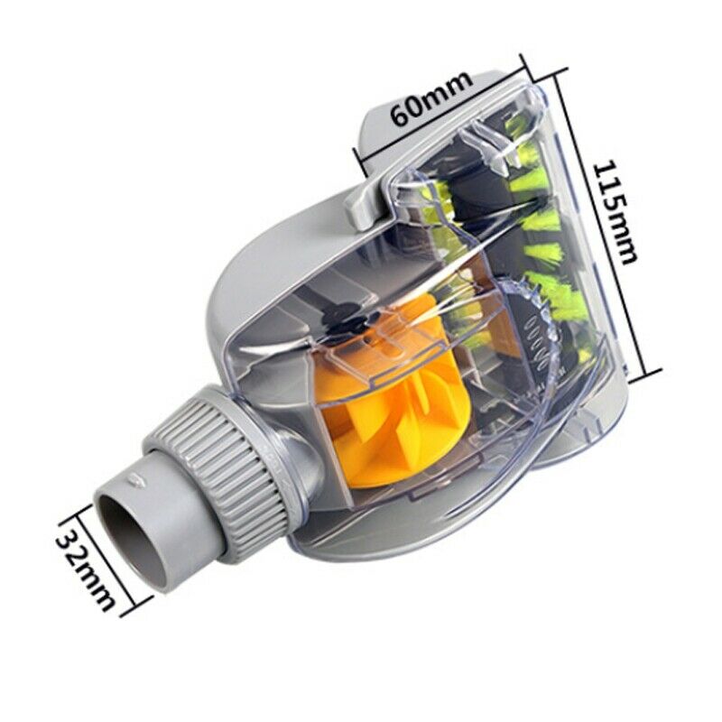 Air Driven Turbo Brush Vacuums Nozzle Tool Pet Attachment Vacuum Hose AdapteW4P2