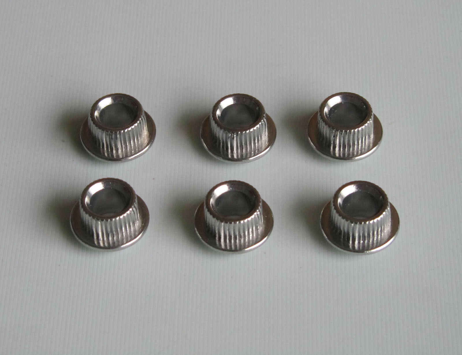 Chrome Plating 10mm Guitar Tuning Keys Conversion Bushings Adapter Ferrules