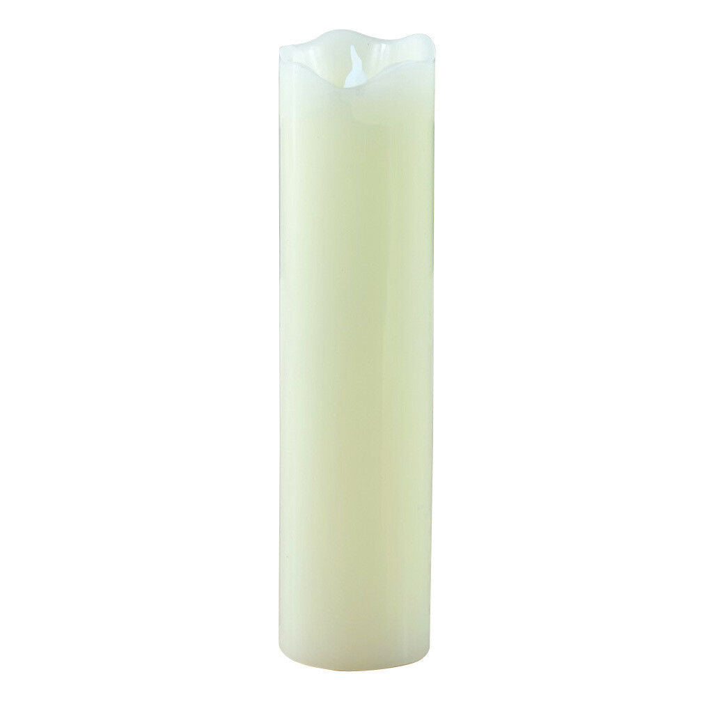 Modern Electronic Oblique Edge LED Flameless Flickering Candle Light 5x20cm