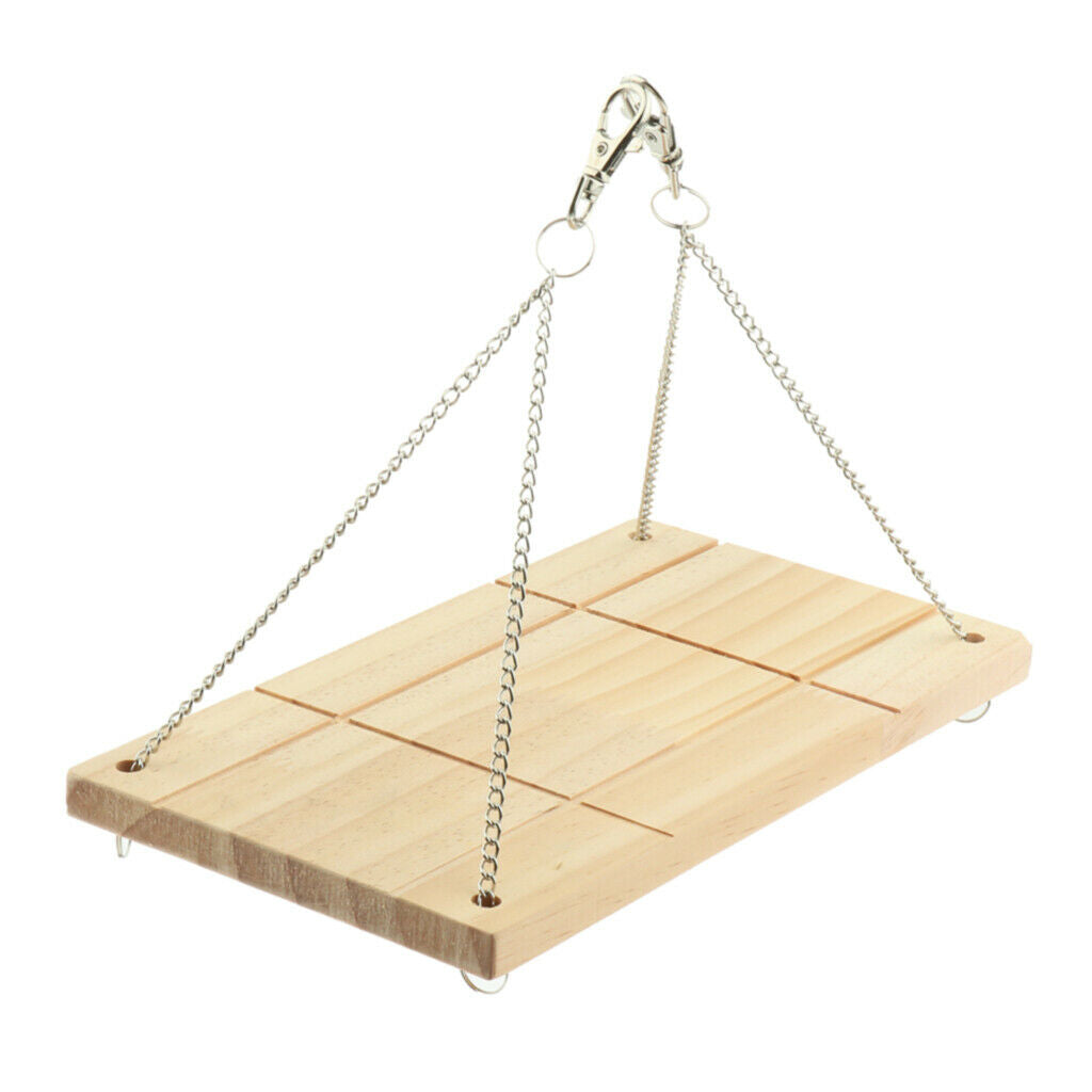 Bird Perch Wood Stand Swing for Small Animals Hamsters Parrot Rat Mouse Cage