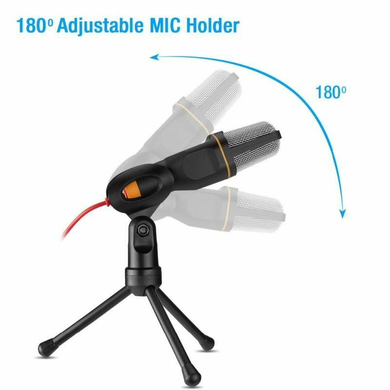 Metal USB Condenser Recording Microphone For Laptop KTV Studio Recording Vocals