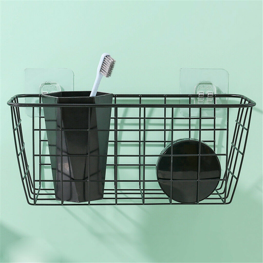 Set of 2 Bathroom Basket Storage Organizer For Kitchen Bathroom Supplies