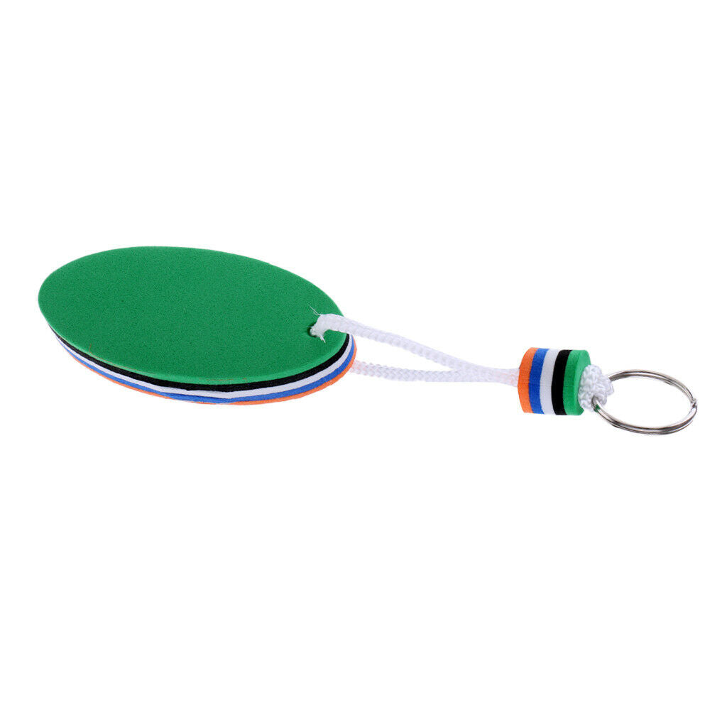 4Pcs Marine Boating Sailing Boat Float Floating Keychain Foam Keyring Key Ring