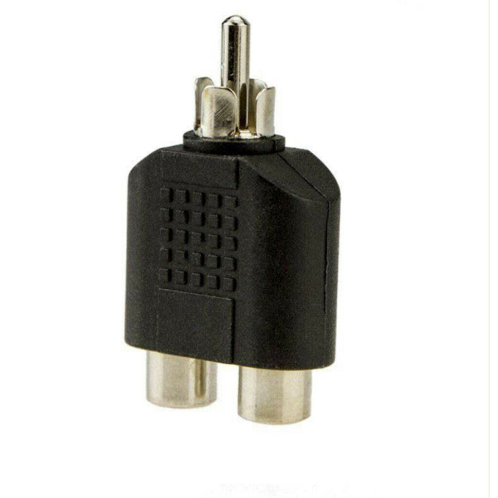 4x Male To Female Plug Adapter Cable RAC AV Connector