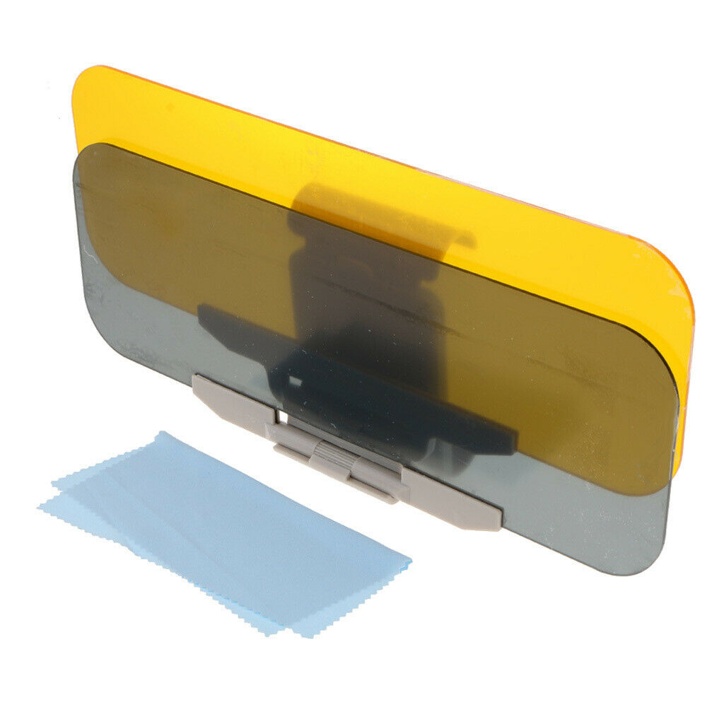 1 Pc. 2 in 1 Car Auto Sun Visor Mirror Anti-glare Day And Night Glasses Eyesight