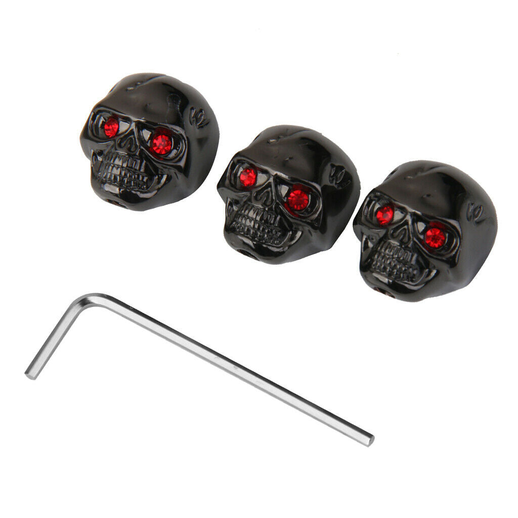 Electric guitar head 3 black metal volume knobs