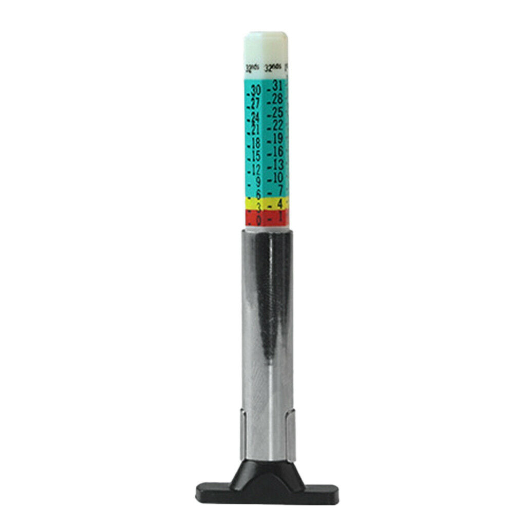 Car Tire Tread Depth Gauge, Color Coded Tire Gauge Meter Measurer Tread Checker