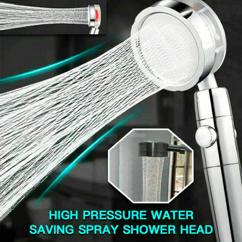 360 Rotated Rainfall Shower Head High Pressure Water Saving Spray Shower Head