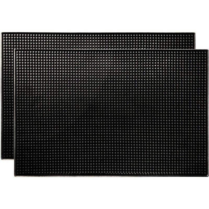 Black Pad 18 Inches x 12 Inches (Approximately 45 cm x 30cm) Rubber Strip SeR6O4