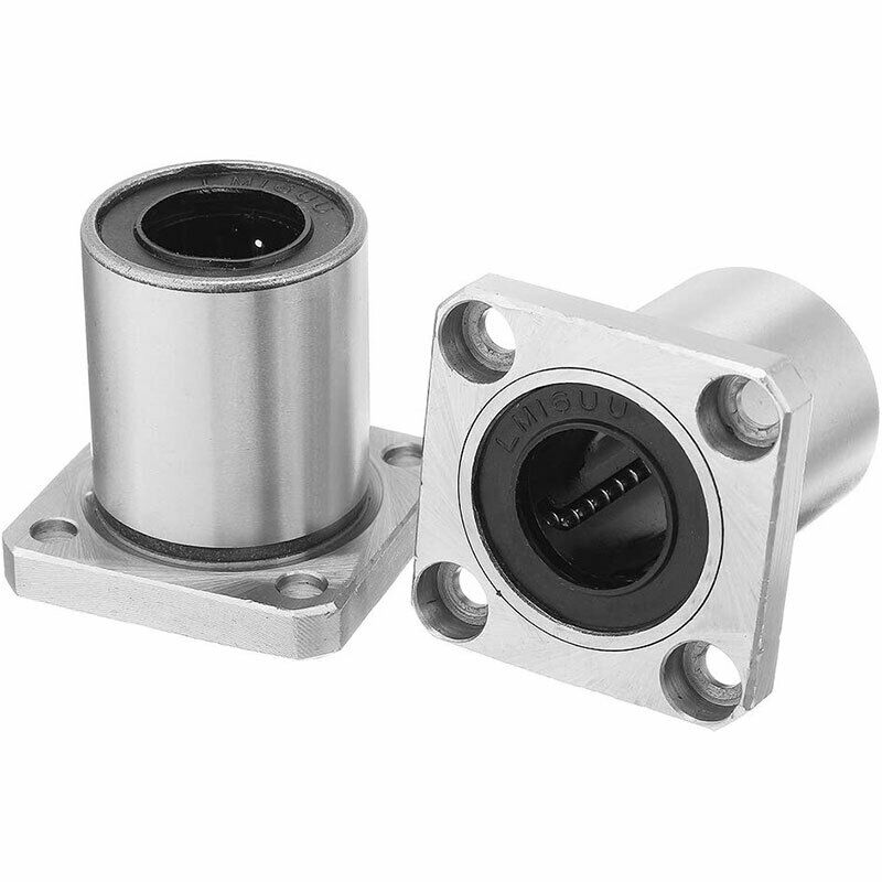 Flange Linear Motion Bushing Ball Bea 16mmx28mmx37mm (LMK16UU 2 Pcs) K1R9