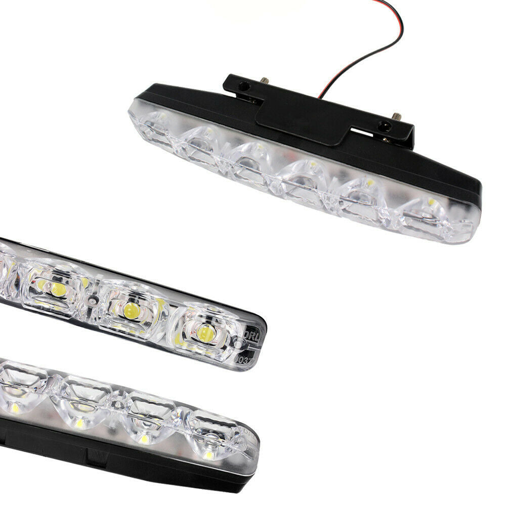 2pcs Car Auto Daytime Running Light Daylight Car Styling Lamp 6LED Waterproof