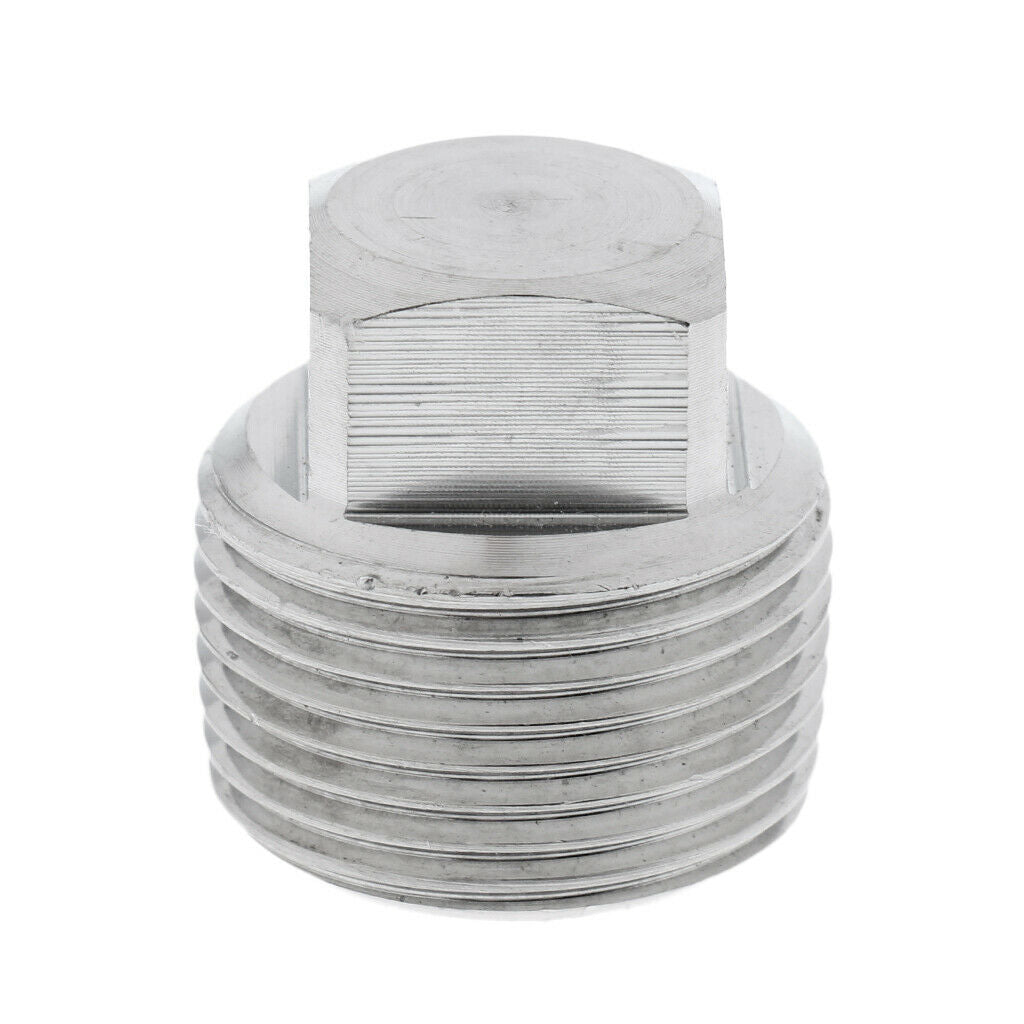 2xHeavy Duty Boat Garboard Hull Drain Plug Bung - Stainless Steel 1/2" NPT