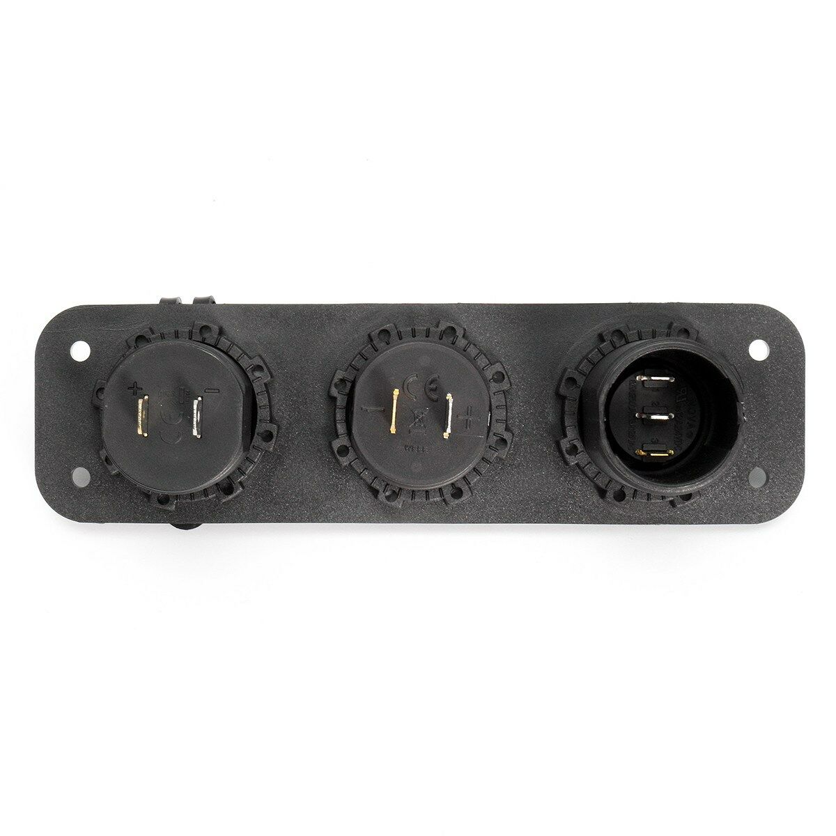 12V Digital Blue LED Rocker Switch Voltmeter Meter USB Charger for Car Vehicle